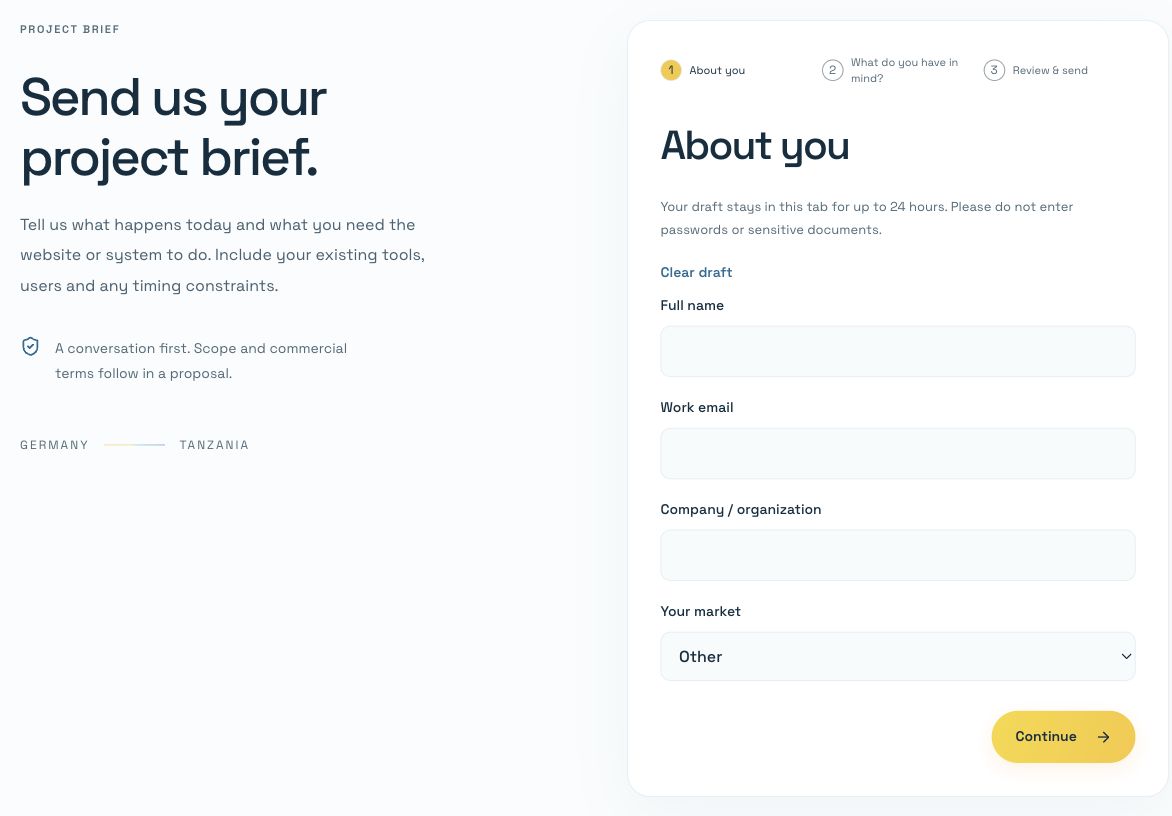 Project brief