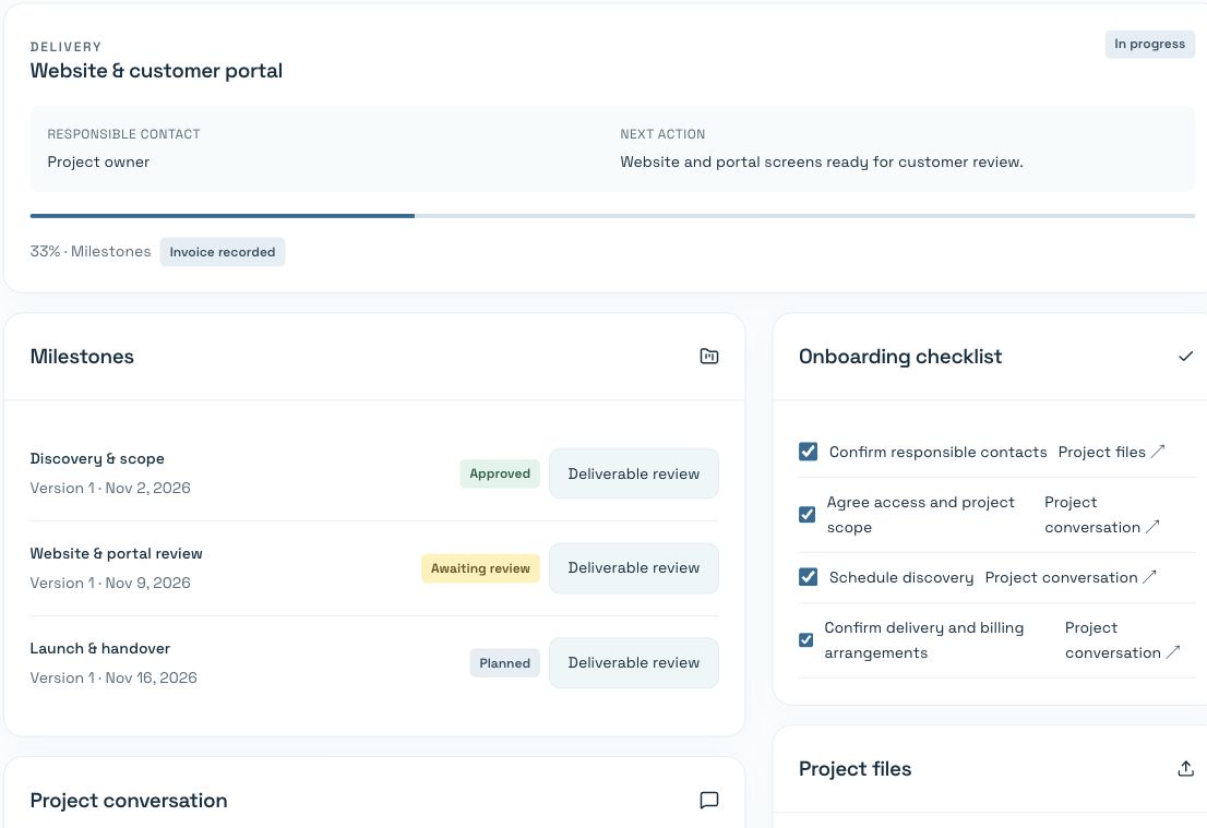 Customer portal